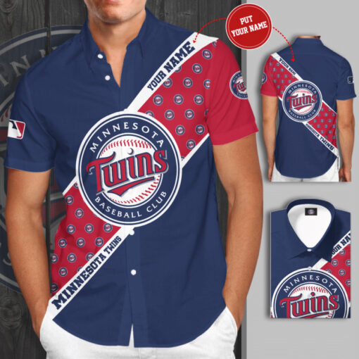 Minnesota Twins Sleeve Dress Shirt 02