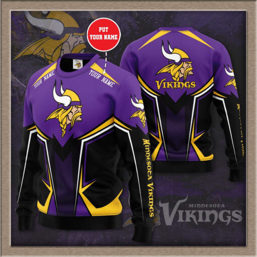 Minnesota Vikings 3D Sweatshirt 02