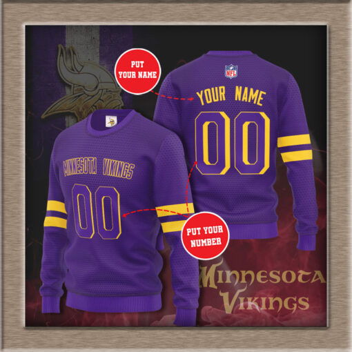 Minnesota Vikings 3D Sweatshirt 03
