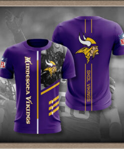 Minnesota Vikings 3D T shirt 01