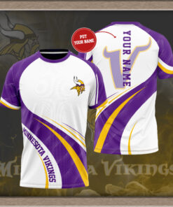 Minnesota Vikings 3D T shirt 02