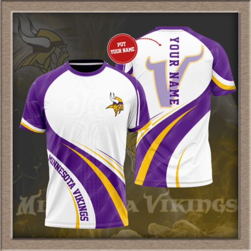 Minnesota Vikings 3D T shirt 02