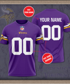 Minnesota Vikings 3D T shirt 05
