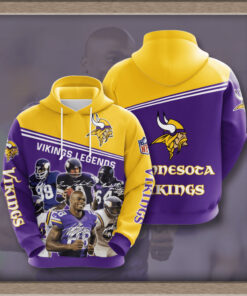 Minnesota Vikings 3D hoodie 010