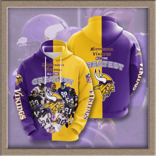 Minnesota Vikings 3D hoodie 011