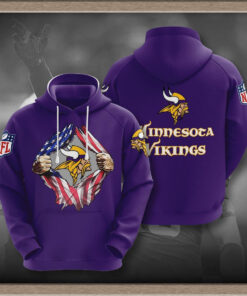 Minnesota Vikings 3D hoodie 012