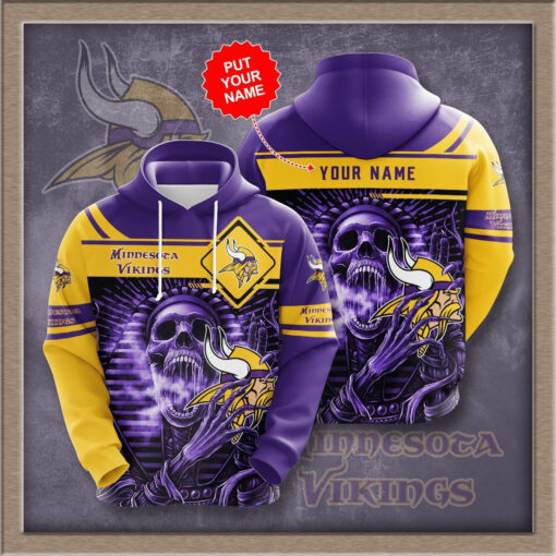 Minnesota Vikings 3D hoodie 013