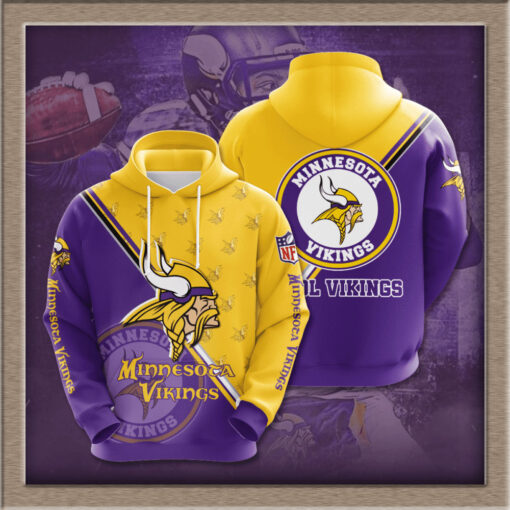 Minnesota Vikings 3D hoodie 08