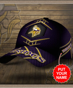 Minnesota Vikings Cap Custom Hat 01