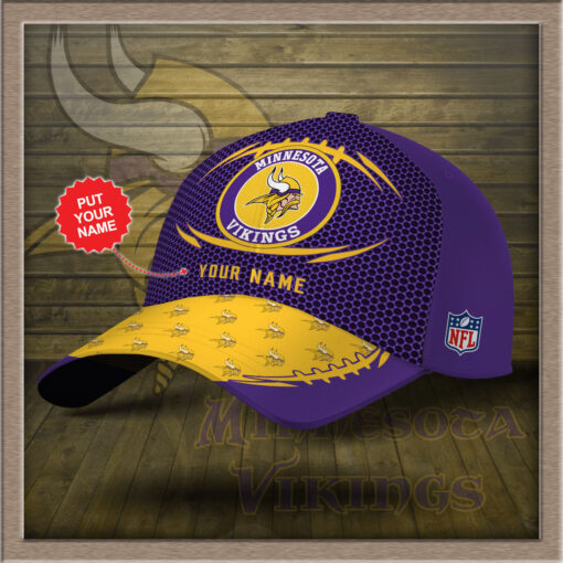 Minnesota Vikings Cap Custom Hat 02