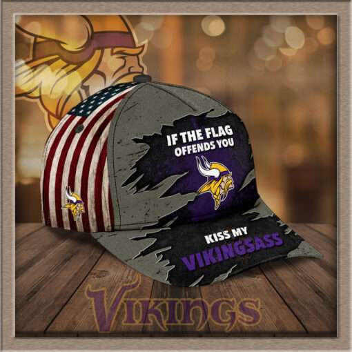 Minnesota Vikings Cap Custom Hat 05