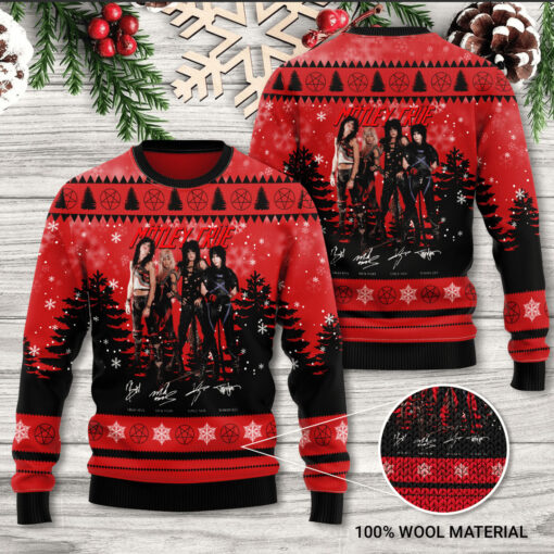 Motley Crue Christmas 3D Sweater