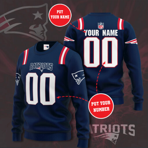 New England Patriots 3D Sweatshirt 01