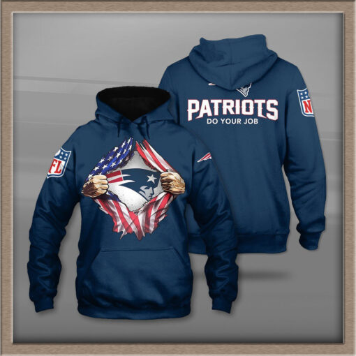 New England Patriots 3D hoodie 010