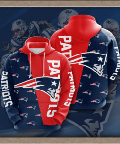 New England Patriots 3D hoodie 08