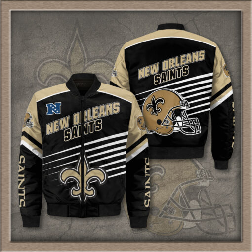 New Orleans Saints 3D Bomber Jacket 01