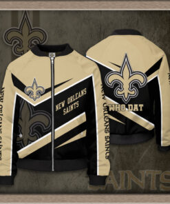 New Orleans Saints 3D Bomber Jacket 02
