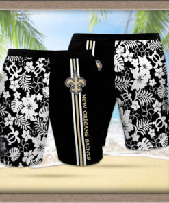 New Orleans Saints 3D Hawaiian Shorts