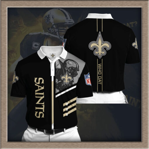 New Orleans Saints 3D Polo 02