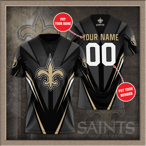 New Orleans Saints 3D T shirt 2