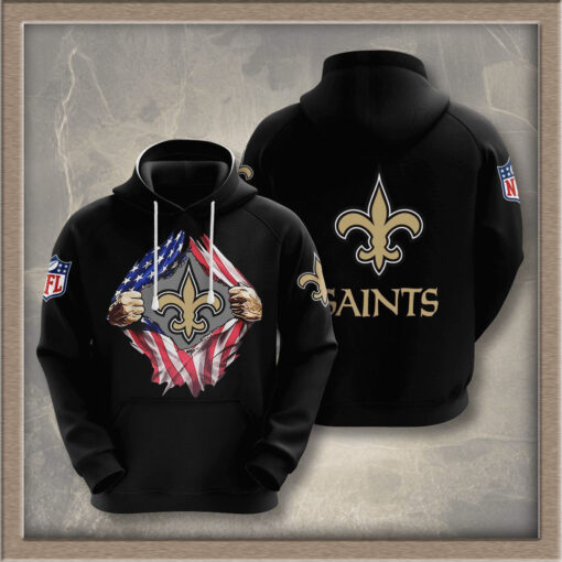 New Orleans Saints 3D hoodie 4