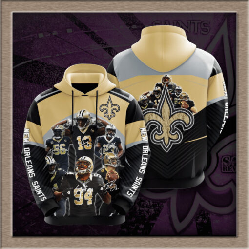 New Orleans Saints 3D hoodie 9