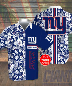 New York Giants 3D Hawaiian Shirt
