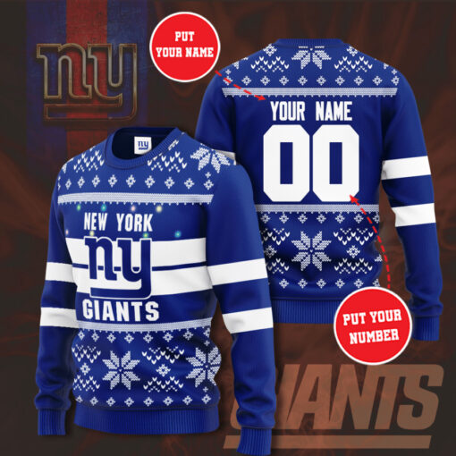 New York Giants 3D sweater
