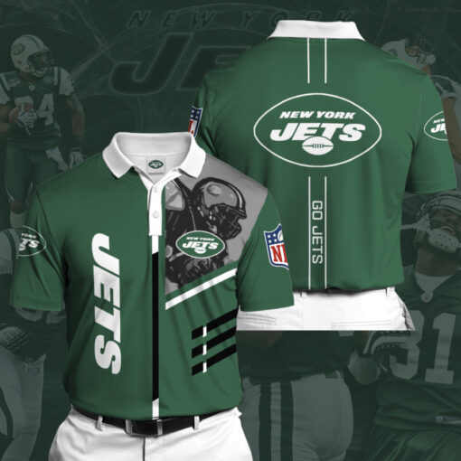 New York Jets 3D Polo 02