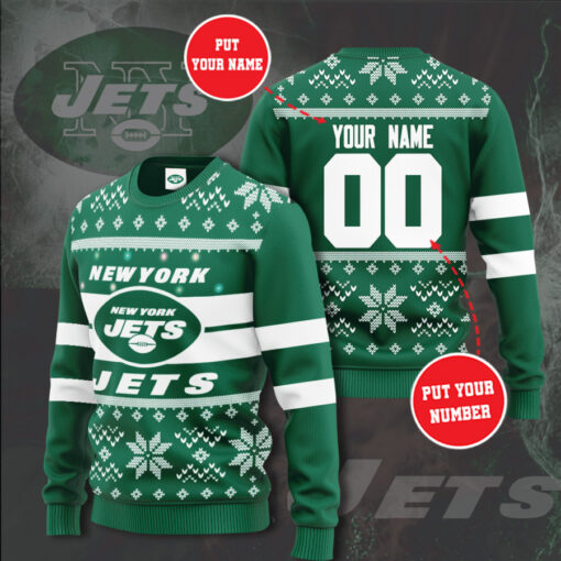 New York Jets 3D sweater