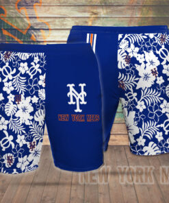 New York Mets 3D Hawaiian Shirt Hawaiian Shorts 02