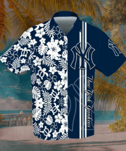 New York Yankees 3D Hawaiian Shirt 03
