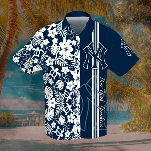 New York Yankees 3D Hawaiian Shirt 03