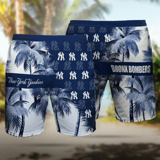 New York Yankees 3D Hawaiian Short 03