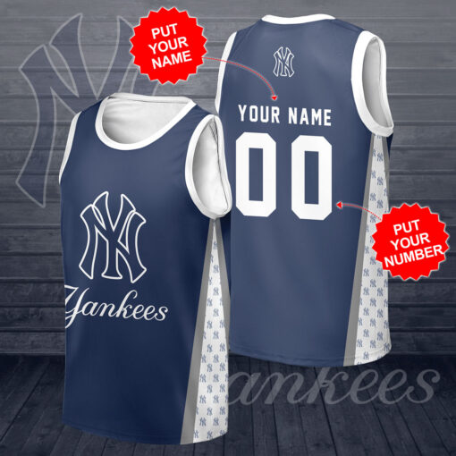 New York Yankees basketball jersey 01