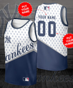 New York Yankees basketball jersey 02