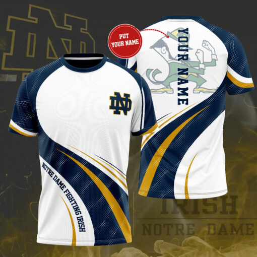 Notre Dame Fighting Irish 3D T shirt 04