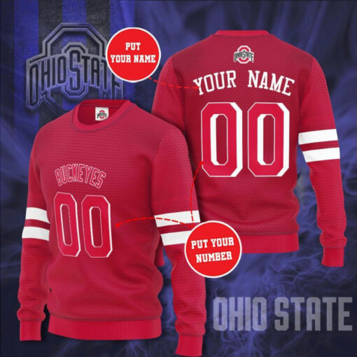 Ohio State Buckeyes 3D Sweatshirt 05
