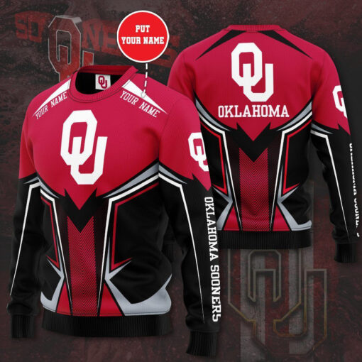 Oklahoma Sooners 3D Sweatshirt 04