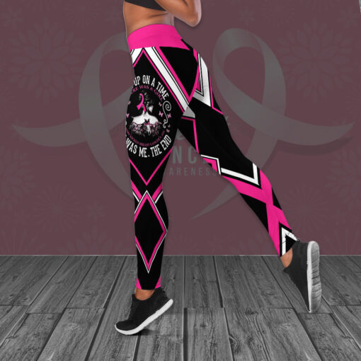Once Upon A Time There Was A Girl Who Kicked Cancers Ass It Was Me The End leggings