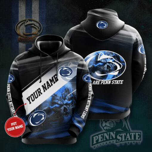Penn State Nittany Lions 3D Hoodie 06