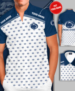 Penn State Nittany Lions 3D Short Sleeve Dress Shirt 03