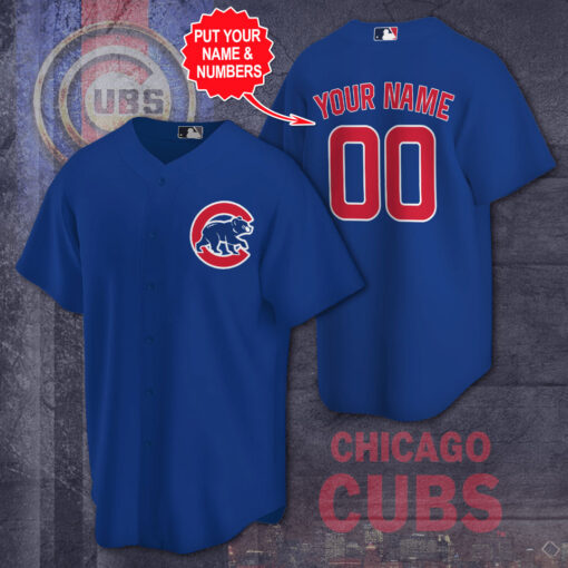 Personalised Chicago Cubs jersey shirt 02