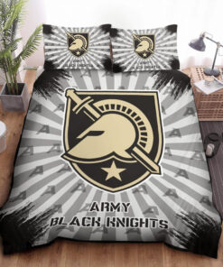 Personalized Army Black Knights bedding set 02