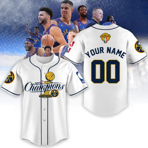Personalized Denver Nuggets jersey shirt WOAHTEE27623S5 White