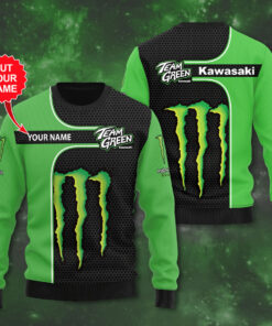 Personalized Kawasaki Racing Team sweatshirt