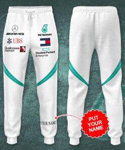 Personalized Mercedes AMG Petronas F1 Team sweatpant PMERAMGS1