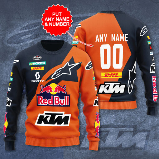 Personalized Red Bull KTM Sweatshirt