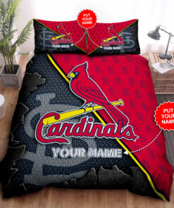 Personalized St. Louis Cardinals bedding set 02