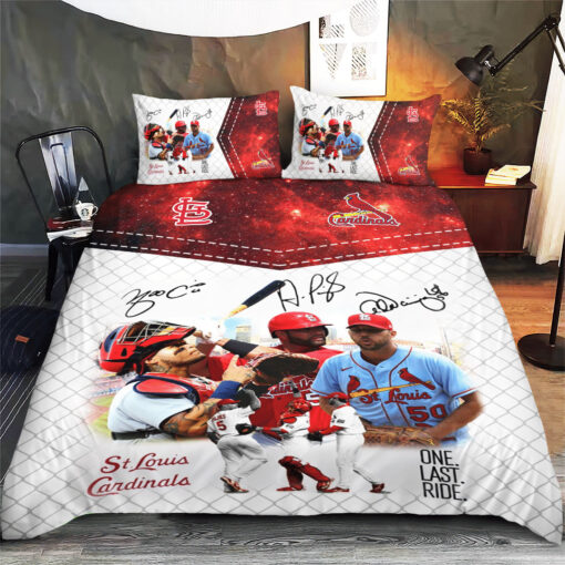 Personalized St. Louis Cardinals bedding set 06